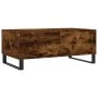 Mesa de centro madera contrachapada roble ahumado 90x50x36,5 cm de vidaXL, Mesas de centro - Ref: Foro24-830817, Precio: 70,8...