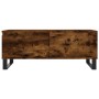 Couchtisch aus geräuchertem Eichensperrholz 90x50x36,5 cm von vidaXL, Couchtisch - Ref: Foro24-830817, Preis: 71,79 €, Rabatt: %