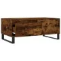 Mesa de centro madera contrachapada roble ahumado 90x50x36,5 cm de vidaXL, Mesas de centro - Ref: Foro24-830817, Precio: 70,8...