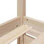 Estructura de cama sin colchón madera maciza de pino 180x200 cm