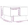 Mesa de centro madera contrachapada blanco 55x55x36,5 cm de vidaXL, Mesas de centro - Ref: Foro24-830748, Precio: 56,97 €, De...
