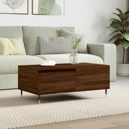 Couchtisch aus Sperrholz braune Eiche 90x50x36,5 cm von vidaXL, Couchtisch - Ref: Foro24-830803, Preis: 52,03 €, Rabatt: %