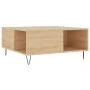 Couchtisch aus Sonoma-Eichensperrholz, 80 x 80 x 36,5 cm von vidaXL, Couchtisch - Ref: Foro24-830783, Preis: 74,64 €, Rabatt: %