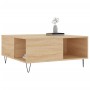 Couchtisch aus Sonoma-Eichensperrholz, 80 x 80 x 36,5 cm von vidaXL, Couchtisch - Ref: Foro24-830783, Preis: 75,60 €, Rabatt: %