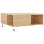 Couchtisch aus Sonoma-Eichensperrholz, 80 x 80 x 36,5 cm von vidaXL, Couchtisch - Ref: Foro24-830783, Preis: 74,64 €, Rabatt: %