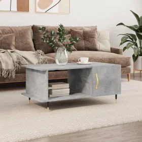 Concrete gray plywood coffee table 90x50x40 cm by vidaXL, Coffee table - Ref: Foro24-829472, Price: 48,19 €, Discount: %