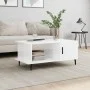 Couchtisch aus glänzend weißem Sperrholz, 90 x 50 x 40 cm von vidaXL, Couchtisch - Ref: Foro24-829502, Preis: 51,75 €, Rabatt: %