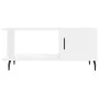 Couchtisch aus glänzend weißem Sperrholz, 90 x 50 x 40 cm von vidaXL, Couchtisch - Ref: Foro24-829502, Preis: 51,75 €, Rabatt: %