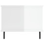 Mesa de centro madera contrachapada blanco brillo 90x50x40 cm de vidaXL, Mesas de centro - Ref: Foro24-829502, Precio: 52,14 ...