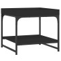 Schwarzer Couchtisch aus Holzwerkstoff, 49,5 x 49,5 x 45 cm von vidaXL, Couchtisch - Ref: Foro24-832808, Preis: 36,71 €, Raba...
