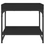 Schwarzer Couchtisch aus Holzwerkstoff, 49,5 x 49,5 x 45 cm von vidaXL, Couchtisch - Ref: Foro24-832808, Preis: 36,71 €, Raba...