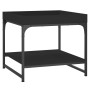 Schwarzer Couchtisch aus Holzwerkstoff, 49,5 x 49,5 x 45 cm von vidaXL, Couchtisch - Ref: Foro24-832808, Preis: 36,71 €, Raba...