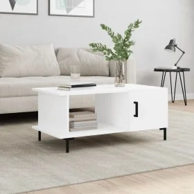 Couchtisch aus weißem Sperrholz, 90 x 50 x 40 cm von vidaXL, Couchtisch - Ref: Foro24-829492, Preis: 46,45 €, Rabatt: %