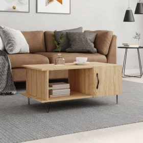 Couchtisch aus Sonoma-Eichensperrholz, 90 x 50 x 40 cm von vidaXL, Couchtisch - Ref: Foro24-829487, Preis: 56,40 €, Rabatt: %