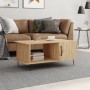 Couchtisch aus Sonoma-Eichensperrholz, 90 x 50 x 40 cm von vidaXL, Couchtisch - Ref: Foro24-829487, Preis: 57,05 €, Rabatt: %