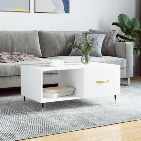 Couchtisch aus weißem Sperrholz, 90 x 50 x 40 cm von vidaXL, Couchtisch - Ref: Foro24-829188, Preis: 46,91 €, Rabatt: %