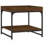 Engineered oak wood coffee table in brown, 49.5x49.5x45 cm by vidaXL, Coffee table - Ref: Foro24-832812, Price: 36,71 €, Disc...