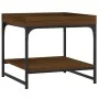 Mesa de centro madera ingeniería roble marrón 49,5x49,5x45 cm de vidaXL, Mesas de centro - Ref: Foro24-832812, Precio: 36,24 ...