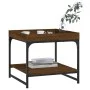 Mesa de centro madera ingeniería roble marrón 49,5x49,5x45 cm de vidaXL, Mesas de centro - Ref: Foro24-832812, Precio: 36,24 ...