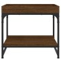 Engineered oak wood coffee table in brown, 49.5x49.5x45 cm by vidaXL, Coffee table - Ref: Foro24-832812, Price: 36,71 €, Disc...