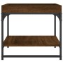 Engineered oak wood coffee table in brown, 49.5x49.5x45 cm by vidaXL, Coffee table - Ref: Foro24-832812, Price: 36,71 €, Disc...