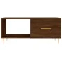 Mesa de centro madera contrachapada roble marrón 90x50x40 cm de vidaXL, Mesas de centro - Ref: Foro24-829203, Precio: 45,79 €...
