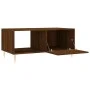 Mesa de centro madera contrachapada roble marrón 90x50x40 cm de vidaXL, Mesas de centro - Ref: Foro24-829203, Precio: 45,79 €...
