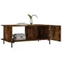 Couchtisch aus geräuchertem Eichensperrholz, 90 x 50 x 40 cm von vidaXL, Couchtisch - Ref: Foro24-829497, Preis: 45,81 €, Rab...
