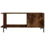 Couchtisch aus geräuchertem Eichensperrholz, 90 x 50 x 40 cm von vidaXL, Couchtisch - Ref: Foro24-829497, Preis: 45,81 €, Rab...