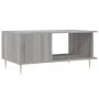 Mesa de centro madera contrachapada gris Sonoma 90x50x40 cm de vidaXL, Mesas de centro - Ref: Foro24-829482, Precio: 44,99 €,...