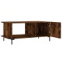 Couchtisch aus geräuchertem Eichensperrholz, 90 x 50 x 40 cm von vidaXL, Couchtisch - Ref: Foro24-829497, Preis: 46,19 €, Rab...