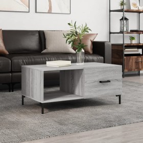 Sonoma-Couchtisch aus grauem Sperrholz, 90 x 50 x 40 cm von vidaXL, Couchtisch - Ref: Foro24-829218, Preis: 48,61 €, Rabatt: %