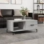 Mesa de centro madera contrachapada gris Sonoma 90x50x40 cm de vidaXL, Mesas de centro - Ref: Foro24-829218, Precio: 48,19 €,...