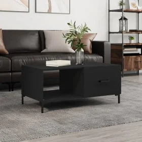 Couchtisch aus schwarzem Sperrholz, 90 x 50 x 40 cm von vidaXL, Couchtisch - Ref: Foro24-829213, Preis: 49,66 €, Rabatt: %