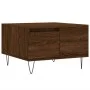 Mesa de centro madera contrachapada roble marrón 55x55x36,5 cm de vidaXL, Mesas de centro - Ref: Foro24-830763, Precio: 55,07...