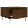 Mesa de centro madera contrachapada roble marrón 55x55x36,5 cm de vidaXL, Mesas de centro - Ref: Foro24-830763, Precio: 55,07...