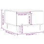 Couchtisch aus braunem Eichensperrholz, 55 x 55 x 36,5 cm von vidaXL, Couchtisch - Ref: Foro24-830763, Preis: 55,73 €, Rabatt: %