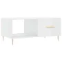 Couchtisch aus Sperrholz glänzend weiß 90x50x40 cm von vidaXL, Couchtisch - Ref: Foro24-829198, Preis: 49,99 €, Rabatt: %