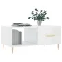 Couchtisch aus Sperrholz glänzend weiß 90x50x40 cm von vidaXL, Couchtisch - Ref: Foro24-829198, Preis: 49,99 €, Rabatt: %