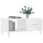 Couchtisch aus Sperrholz glänzend weiß 90x50x40 cm von vidaXL, Couchtisch - Ref: Foro24-829198, Preis: 50,44 €, Rabatt: %