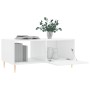 Couchtisch aus Sperrholz glänzend weiß 90x50x40 cm von vidaXL, Couchtisch - Ref: Foro24-829198, Preis: 50,44 €, Rabatt: %