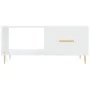 Couchtisch aus Sperrholz glänzend weiß 90x50x40 cm von vidaXL, Couchtisch - Ref: Foro24-829198, Preis: 49,99 €, Rabatt: %