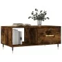 Mesa de centro madera contrachapada roble ahumado 90x50x40 cm de vidaXL, Mesas de centro - Ref: Foro24-829193, Precio: 46,74 ...