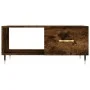 Mesa de centro madera contrachapada roble ahumado 90x50x40 cm de vidaXL, Mesas de centro - Ref: Foro24-829193, Precio: 46,74 ...