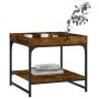 Engineered smoked oak wood coffee table 49.5x49.5x45 cm by vidaXL, Coffee table - Ref: Foro24-832810, Price: 35,21 €, Discoun...