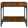 Engineered smoked oak wood coffee table 49.5x49.5x45 cm by vidaXL, Coffee table - Ref: Foro24-832810, Price: 35,21 €, Discoun...