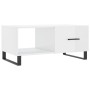Couchtisch aus glänzend weißem Sperrholz, 90 x 50 x 40 cm von vidaXL, Couchtisch - Ref: Foro24-829238, Preis: 70,79 €, Rabatt: %