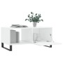 Couchtisch aus glänzend weißem Sperrholz, 90 x 50 x 40 cm von vidaXL, Couchtisch - Ref: Foro24-829238, Preis: 70,79 €, Rabatt: %