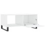 Couchtisch aus glänzend weißem Sperrholz, 90 x 50 x 40 cm von vidaXL, Couchtisch - Ref: Foro24-829238, Preis: 70,79 €, Rabatt: %
