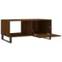 Mesa de centro madera contrachapada roble marrón 90x50x40 cm de vidaXL, Mesas de centro - Ref: Foro24-829243, Precio: 50,63 €...